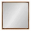 30" X 30" Hutton Square Wall Mirror Rustic Brown - Kate & Laurel All Things Decor -Lighting Specialty Store GUEST 82f46a6a 232d 43b7 a61e 1e369eff72cc