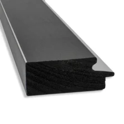 24" X 30" Non-Beveled Eva Black Silver Wall Mirror - Amanti Art