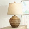 360 Lighting Buckhead Modern Accent Table Lamp 22" High Warm Bronze Brown Geometric Fabric Drum Shade For Bedroom Living Room Bedside Nightstand 2 360 Lighting Buckhead Modern Accent Table Lamp 22" High Warm Bronze Brown Geometric Fabric Drum Shade For Bedroom Living Room Bedside Nightstand -Lighting Specialty Store GUEST 84e3181d b678 44eb a032 060f23b317f2