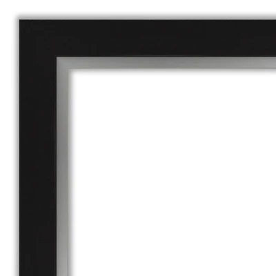 24" X 30" Non-Beveled Eva Black Silver Wall Mirror - Amanti Art 4 24" X 30" Non-Beveled Eva Black Silver Wall Mirror - Amanti Art - Image 2