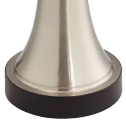 360 Lighting Seymore Modern Touch Table Lamps 26" High Set Of 2 Silver With USB Charging Port LED Ivory Pleat Shade For Bedroom Living Room House Desk -Lighting Specialty Store GUEST 85f1e0a1 093f 4a96 a5d8 697925148cfc