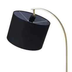 65" Lana Arc Floor Lamp With Table And USB Port Black - Teamson Home -Lighting Specialty Store GUEST 8a514098 90af 4c4c 9378 1238f897668e