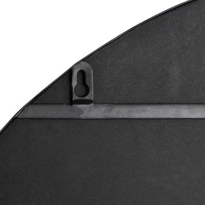 30" Kaveena Round Wall Mirror Black - Kate & Laurel All Things Decor 6 30" Kaveena Round Wall Mirror Black - Kate & Laurel All Things Decor - Image 4