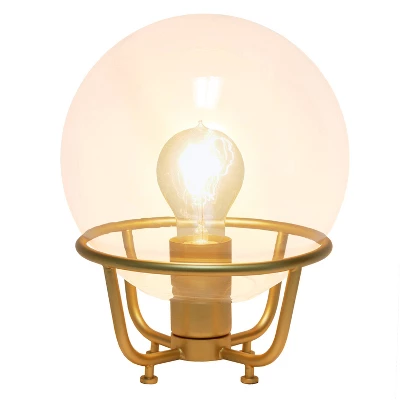 Old World Globe Glass Table Lamp Matte Gold - Lalia Home 3 Old World Globe Glass Table Lamp Matte Gold - Lalia Home