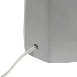 Concrete Pillar Table Lamp With Fabric Shade White - Lalia Home -Lighting Specialty Store GUEST 90d659c3 38e8 4792 8304 4d8c5f911a6d