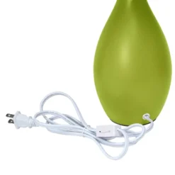 18.11" Traditional Standard Ceramic Dewdrop Table Desk Lamp With Matching Fabric Shade Green - Creekwood Home 11 18.11" Traditional Standard Ceramic Dewdrop Table Desk Lamp With Matching Fabric Shade Green - Creekwood Home -Lighting Specialty Store GUEST 95a1c77e 7dad 4546 abfe 8dda5c3990e8