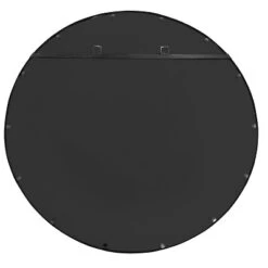 30" Owing Round Wall Mirror Black - Kate & Laurel All Things Decor -Lighting Specialty Store GUEST 9a9c08a2 6278 4e8d 9685 bd6c51f97802