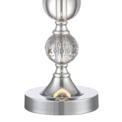 360 Lighting Solange Modern Table Lamps 25" High Set Of 2 Stacked Crystal Glass Silver White Tapered Drum Shade For Bedroom Living Room Nightstand 13 360 Lighting Solange Modern Table Lamps 25" High Set Of 2 Stacked Crystal Glass Silver White Tapered Drum Shade For Bedroom Living Room Nightstand -Lighting Specialty Store GUEST a0d88960 849b 4305 9c4f 3b39fe469dfe