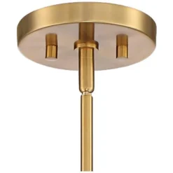 Stiffel Soft Gold Chandelier Lighting 29 1/4" Wide Modern Textured Clear Glass 6-Light Fixture For Dining Room House Kitchen Home -Lighting Specialty Store GUEST aac2b43f 2b86 4366 b667 cc3d07251ff7