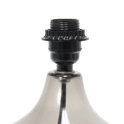 Glass Raindrop Table Lamp With Fabric Shade Smoke Gray - Simple Designs -Lighting Specialty Store GUEST ab248390 b6bb 4695 8a3a d8db54d8174b