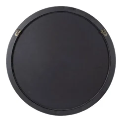 24" X 2" Uldrich Wood Framed Decorative Wall Mirror Black - Kate & Laurel All Things Decor -Lighting Specialty Store GUEST af16a5de cc26 4a2d 9935 9362923f8666