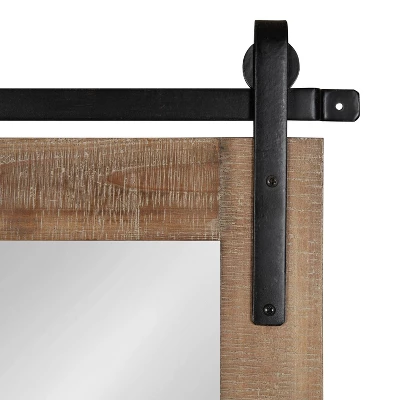 18" X 50" Cates Full Length Wall Mirror Rustic Brown - Kate & Laurel All Things Decor 4 18" X 50" Cates Full Length Wall Mirror Rustic Brown - Kate & Laurel All Things Decor - Image 2