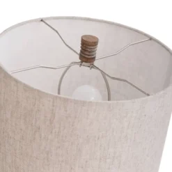 Round Moulded Table Lamp With Ribbed Wood - StyleCraft -Lighting Specialty Store GUEST b052bf32 02dd 4c7c 9e65 935cee1379cb