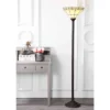 68.57" Moore Tiffany Style Torchiere Floor Lamp (Includes LED Light Bulb) Bronze - JONATHAN Y -Lighting Specialty Store GUEST b1214109 ee6c 4aae 8251 87647a8da97c
