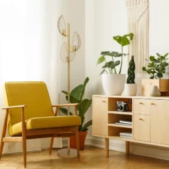 59.25" Theo Leaf Shade Floor Lamp - River Of Goods -Lighting Specialty Store GUEST b309d4b2 ac20 4740 8823 aa078981c8d2