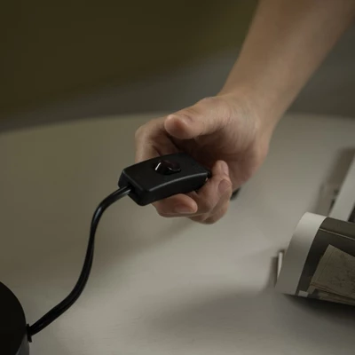 Vintiquewise Creative Paper Rope Lamp With Plug In Cord On/Off Switch For Bedroom, Living, Playroom And Entryway, Natural 8 Vintiquewise Creative Paper Rope Lamp With Plug In Cord On/Off Switch For Bedroom, Living, Playroom And Entryway, Natural - Image 6