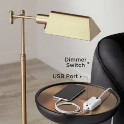360 Lighting Modern Adjustable Floor Lamp With USB Charging Port 61" Tall Black Brass Living Room Reading 17 360 Lighting Modern Adjustable Floor Lamp With USB Charging Port 61" Tall Black Brass Living Room Reading -Lighting Specialty Store GUEST b7989f1b 8578 4b51 bbbc 3e8221cfd2cf