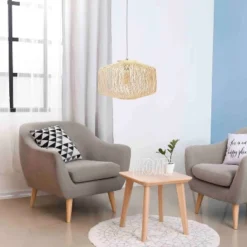 Circular Rattan Pendant Light Beige - Lalia Home -Lighting Specialty Store GUEST bd0967e9 771f 40ea a68e f7280bc448ce