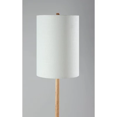 Maddox Floor Lamp Natural - Adesso 3 Maddox Floor Lamp Natural - Adesso