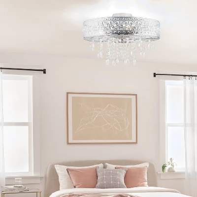 24" 3-Light Giselle Chandelier Polished Gold - River Of Goods 4 24" 3-Light Giselle Chandelier Polished Gold - River Of Goods - Image 2