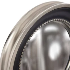 Round Patterson Decorative Wall Mirror Black - Howard Elliott -Lighting Specialty Store GUEST c0815039 603a 43c8 9ec7 e6b55925d1b9