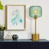 21" Jasmine Globe Shade Table Lamp Green - River Of Goods -Lighting Specialty Store GUEST c344cea7 d517 492b a5a9 0a269e2e85bf