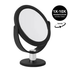 7" Vanity Rubberized 1X-10X Magnification Mirror - Home Details