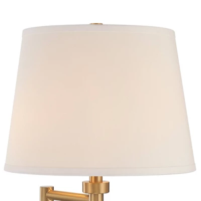 Possini Euro Design Camber Workstation Warm Gold Swing Arm Desk Lamp With Outlet And USB Port 7 Possini Euro Design Camber Workstation Warm Gold Swing Arm Desk Lamp With Outlet And USB Port - Image 5