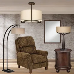 Possini Euro Design Stinson Modern Ceiling Light Semi Flush Mount Fixture 17 1/4" Wide Bronze 3-Light Linen Drum Shade For Bedroom Kitchen Living Room 15 Possini Euro Design Stinson Modern Ceiling Light Semi Flush Mount Fixture 17 1/4" Wide Bronze 3-Light Linen Drum Shade For Bedroom Kitchen Living Room -Lighting Specialty Store GUEST c5be1f51 eb3a 4c04 a5ee 6954f22ffa67