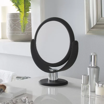 7" Vanity Rubberized 1X-10X Magnification Mirror - Home Details 4 7" Vanity Rubberized 1X-10X Magnification Mirror - Home Details - Image 2
