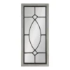 13" X 30" Bakersfiel Windowpane Wall Mirror Gray - Kate & Laurel All Things Decor -Lighting Specialty Store GUEST c9638af0 3886 4422 95dd f22b9f18021e