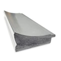 22" X 28" Non-Beveled Flair Polished Nickel Wall Mirror - Amanti Art