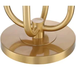 Possini Euro Design Mid Century Modern Glam Style Floor Lamp 4-Light LED 68.5" Tall Warm Gold Glass Globe Shade For Living Room House Uplight -Lighting Specialty Store GUEST cc51f5fd 7f53 4bc4 a04a bcff2955d044