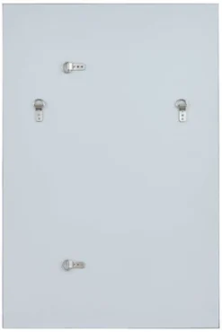 Possini Euro Design Relevei Rectangular Vanity Decorative Wall Mirror Modern Silver Wood Metal Frame 26" Wide Bathroom Bedroom Home -Lighting Specialty Store GUEST cd1a023a 0c94 4844 bbf7 6bef0ec36175