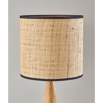 Cayman Natural Wood Table Lamp Black - Adesso 6 Cayman Natural Wood Table Lamp Black - Adesso - Image 4