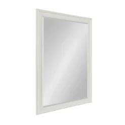 29" X 41" Alysia Framed Wall Mirror White - Kate And Laurel