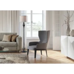 Pennington Floor Lamp Black - Adesso -Lighting Specialty Store GUEST d1f2a349 b156 4ce1 914e 86e9bbc5ee3f