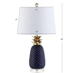 23" Ceramic Pineapple Table Lamp (Includes Energy Efficient Light Bulb) - JONATHAN Y -Lighting Specialty Store GUEST d31fc2ef 197b 4471 9838 32e79b128599