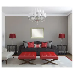 Vegas Silver Framed Wall Mirror - Amanti Art -Lighting Specialty Store GUEST d6a4f186 32e7 47ed ae36 8a016aaaf90d