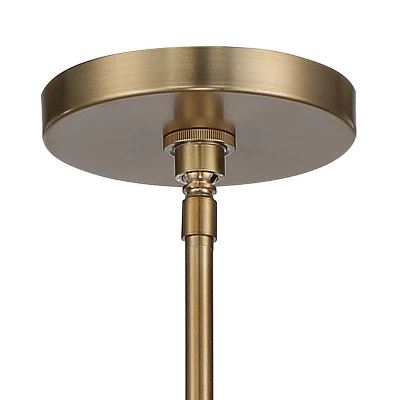 Possini Euro Design Byzantium Warm Gold Chandelier 35" Wide Modern Clear Glass Shade 8-Light Fixture For Dining Room Foyer Kitchen Island Entryway 5 Possini Euro Design Byzantium Warm Gold Chandelier 35" Wide Modern Clear Glass Shade 8-Light Fixture For Dining Room Foyer Kitchen Island Entryway - Image 3