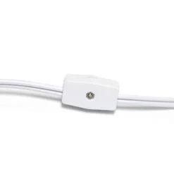 14.17" Traditional Ceramic Texture Thumbprint Tear Drop Table Desk Lamp With Tapered White Shade White - Creekwood Home -Lighting Specialty Store GUEST d8f87b41 2d90 43e2 a0d8 d8db3bc07f49