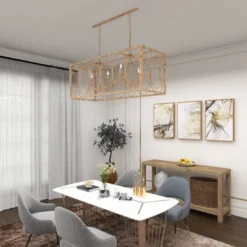 Vintage Metal Chandelier Gold - Olivia & May -Lighting Specialty Store GUEST da1dc369 9bfd 4c67 ac5e 31399f94204e