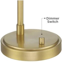 Possini Euro Design Possini Euro Vaile Desk Lamp With Dual USB Ports Warm Gold With Glass Shade -Lighting Specialty Store GUEST dc5b5832 bfe3 4bd7 b61e 5d4a5e976e9d