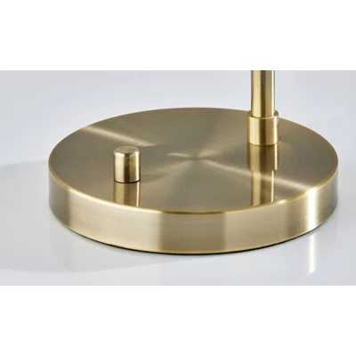 Zoe Table Lamp Antique Brass - Adesso 4 Zoe Table Lamp Antique Brass - Adesso - Image 2