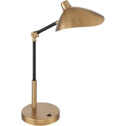 360 Lighting Colborne Modern Mid Century Desk Table Lamp 28" Tall Antique Brass Black With USB Charging Port LED For Bedroom Living Room Bedside Kids 17 360 Lighting Colborne Modern Mid Century Desk Table Lamp 28" Tall Antique Brass Black With USB Charging Port LED For Bedroom Living Room Bedside Kids -Lighting Specialty Store GUEST eb0cdc7c 4a7f 496b 9050 ff24ce9c26de