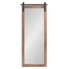 18" X 50" Cates Full Length Wall Mirror Rustic Brown - Kate & Laurel All Things Decor -Lighting Specialty Store GUEST ed1c591c 1046 4aef aaac c98ebecd4c8a