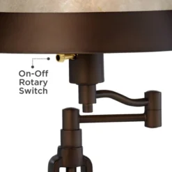 Franklin Iron Works Samuel Bronze Swing Arm USB Desk Lamps Set Of 2 With Socket -Lighting Specialty Store GUEST efd38bb7 7a6f 46cc b6fc b457db930578