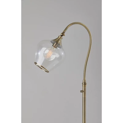 Bradford Floor Lamp (Includes Light Bulb) Antique Brass - Adesso 5 Bradford Floor Lamp (Includes Light Bulb) Antique Brass - Adesso - Image 3