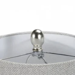 21" Grey/White Patterned Concrete Table Lamp - Nourison -Lighting Specialty Store GUEST fe0c1b1f 72db 4f95 8a5f f0aa466c5827